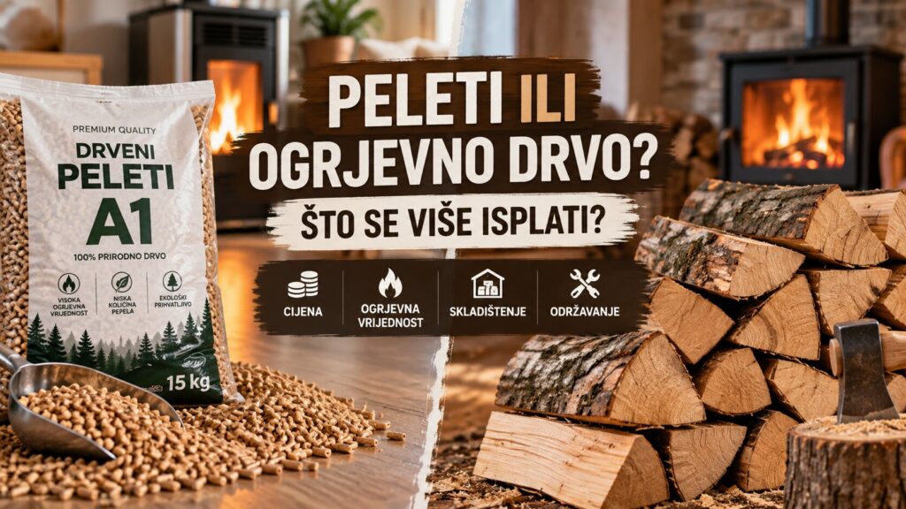 Peleti ili ogrjevno drvo – što se više isplati?
