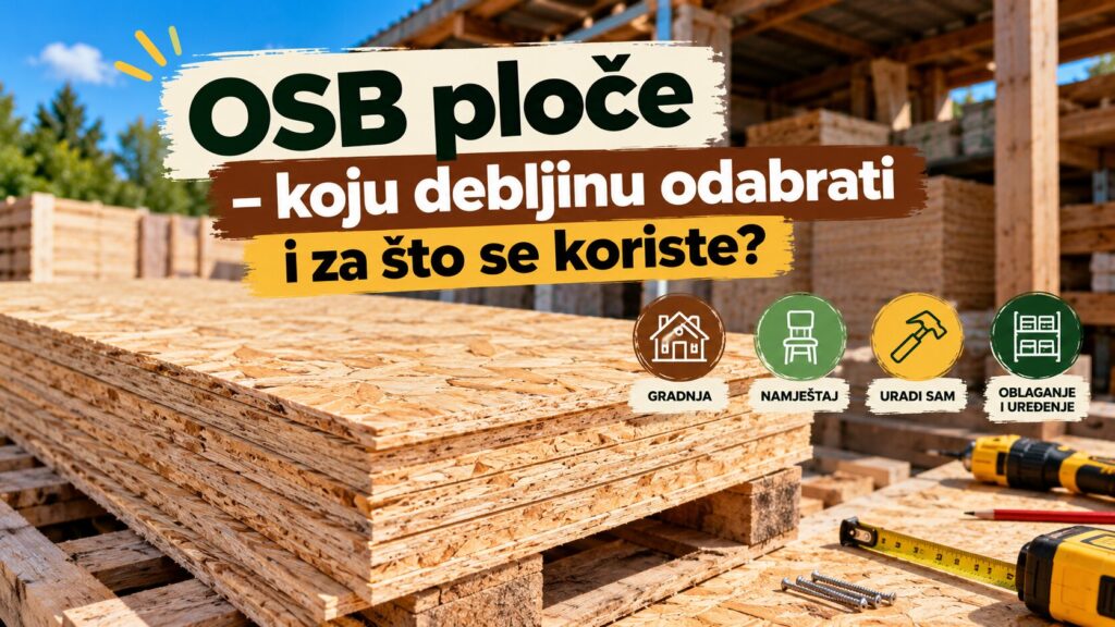 OSB ploče – koju debljinu odabrati i za što se koriste?
